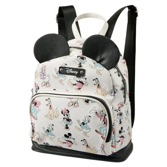 2025 Aldi Exclusive Disney Pastel Mickey & Friends Backpack and Wallet Set - Picture 2 of 6